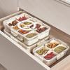 Moisture-Proof Seasoning and Ingredient Storage Box with Compartments