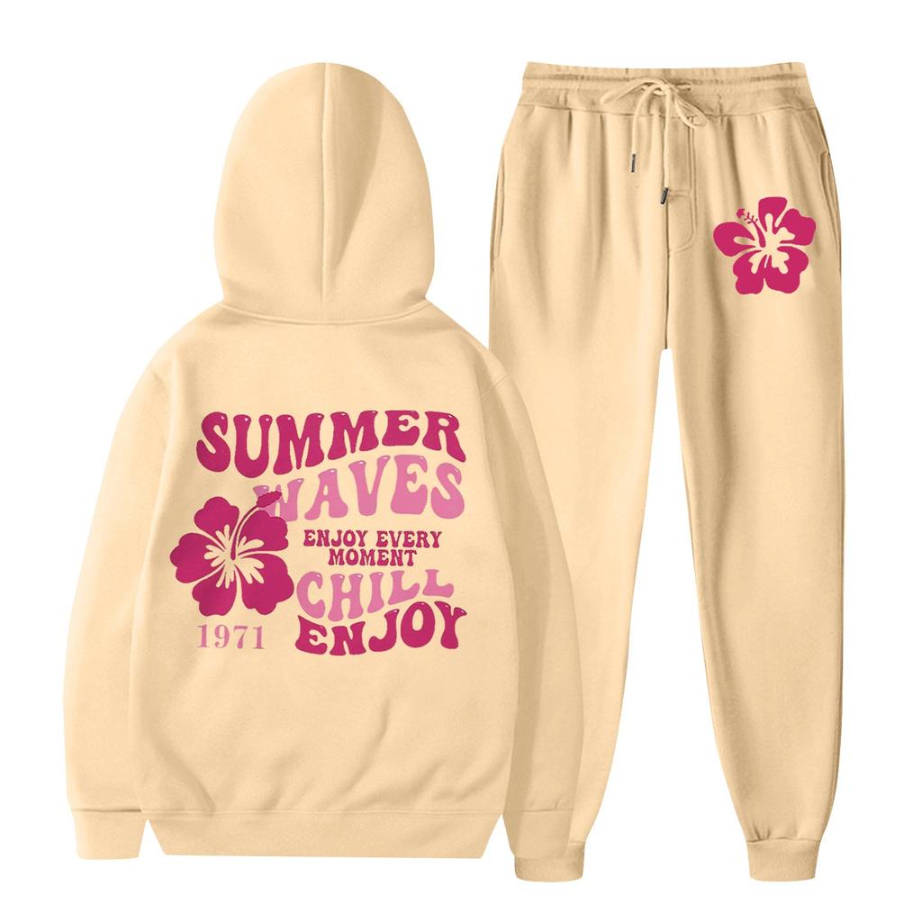 Женский спортивный спортивный костюм с капюшоном, комплект из двух предметов для бега, пуловер с длинными рукавами, толстовка + спортивные штаны, унисекс