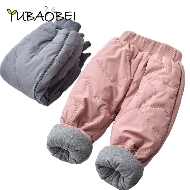 Children Clothes Autumn Winter Warm Pants Kids Bottoms Thicken Cotton Trousers for Girl Boy Toddler Sweatpants