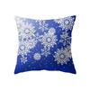 Christmas Theme Snowflake Christmas Decoration Print Pattern Cushion Cover Home Living Room Sofa Decoration Pillow Pillow Cover