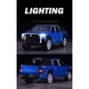 1/32 Toyota Tundra Alloy Pickup Модель автомобиля Литой металлический игрушечный внедорожник Модель автомобиля Высокая имитация Звук и свет Детские подарки
