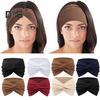 4 шт. эластичная мягкая повязка на голову, хорошая эластичная повязка на голову с узлом, однотонная эластичная моющаяся повязка на голову, аксессуар для волос