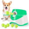 Interactive Pet Tennis Ball - 48mm Green Elastic Toy for Dog Training & Cat Play