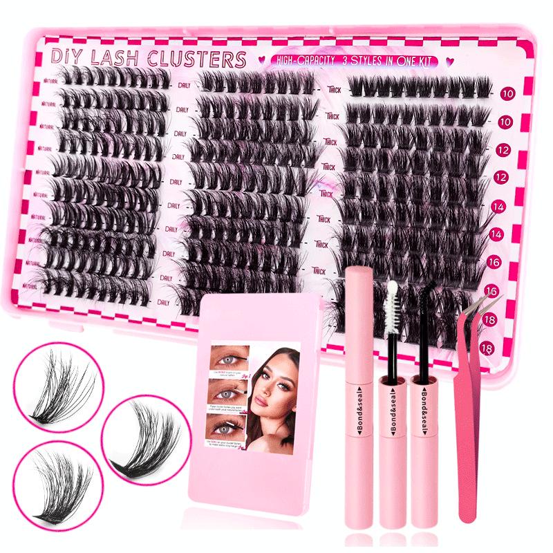 Пушистые накладные ресницы 40D/60D/80D Набор для красоты и личной гигиены