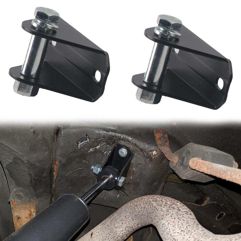 Rear Upper Shock Bar Pin Eliminator Kit for 1984-2006 Wrangler TJ XJ ZJ LJ