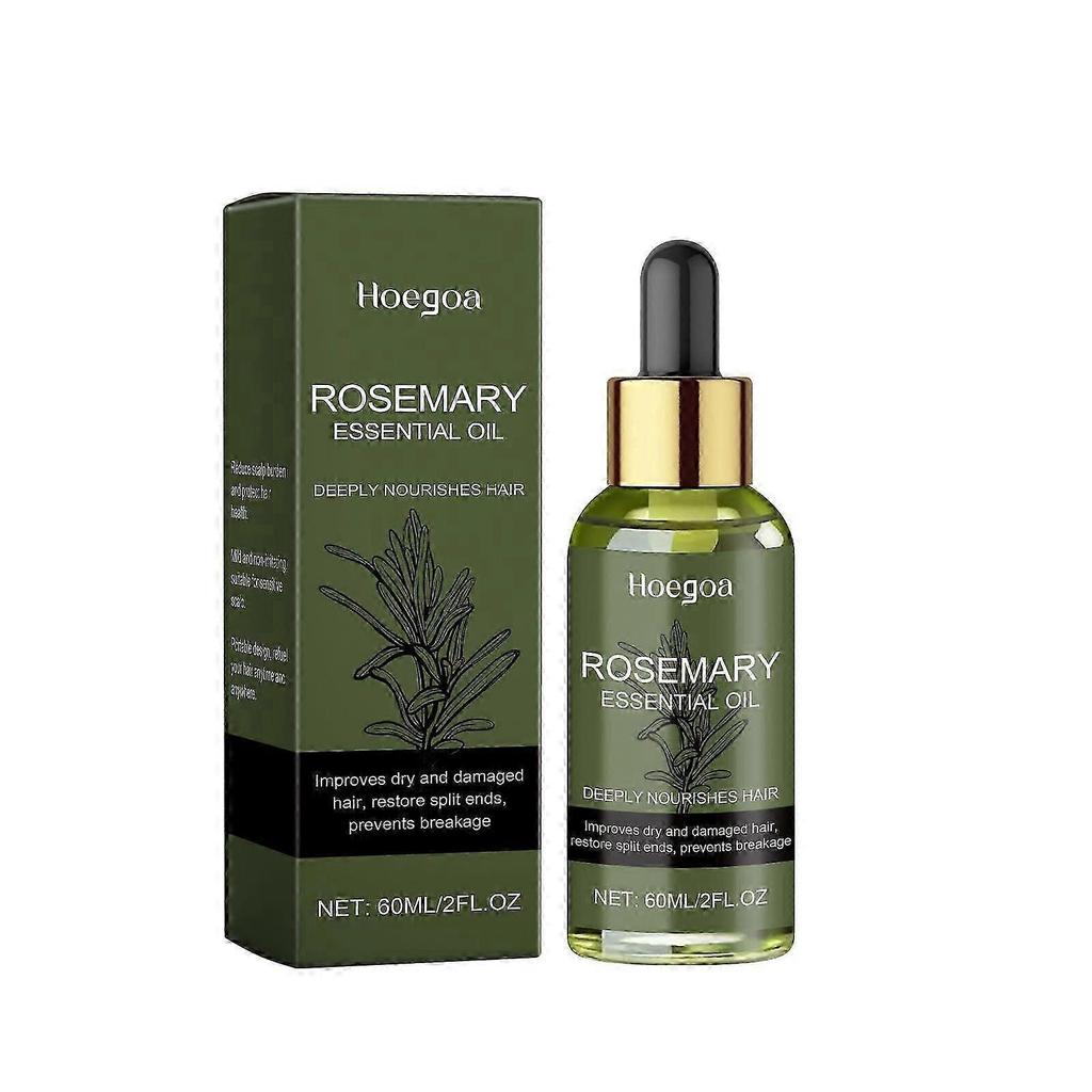 Hoegoa Rosemary Hair Care Essential Oil Nourishing Moisturizing Repair Hair Hydrating Soft Hair Styling Cream