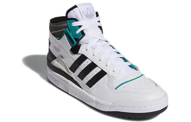 Унисекс кроссовки Adidas Forum Exhibit Mid 'Белый Черный'