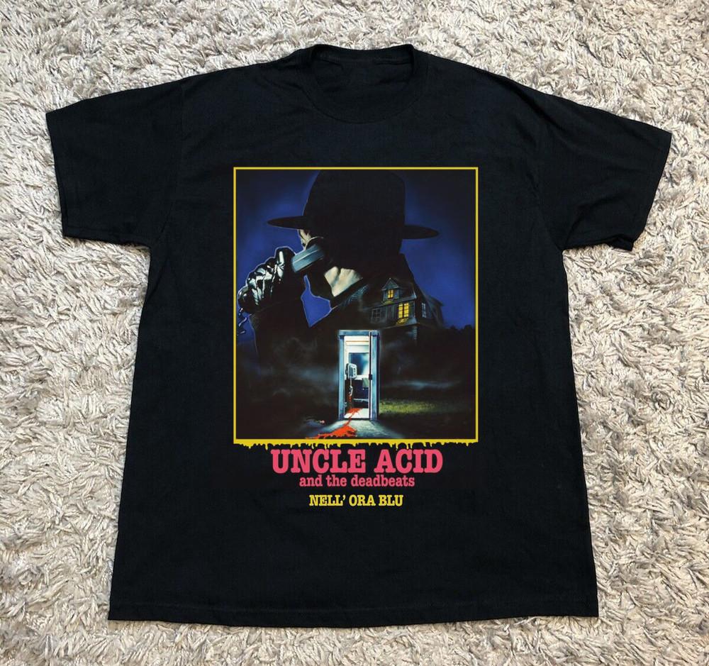 НОВЫЙ Uncle Acid & The Deadbeats Nell' Ora Blu Черный Размер от S до 5XL Футболка AR862 Унисекс Футболка