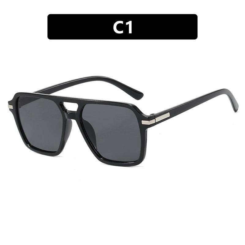 Мужские солнцезащитные очки, женские солнцезащитные очки в стиле ретро с квадратной оправой в форме рисового ногтя.