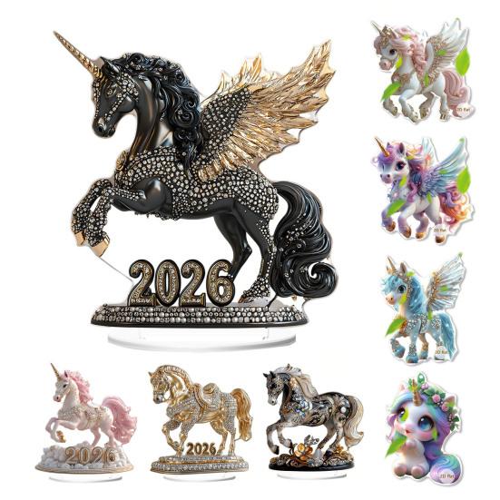 Акриловое подвесное украшение для автомобиля, подвеска на зеркало заднего вида, милый мультяшный автомобильный брелок, аксессуар для рождественских елок, дверей, окон, заборов, веток