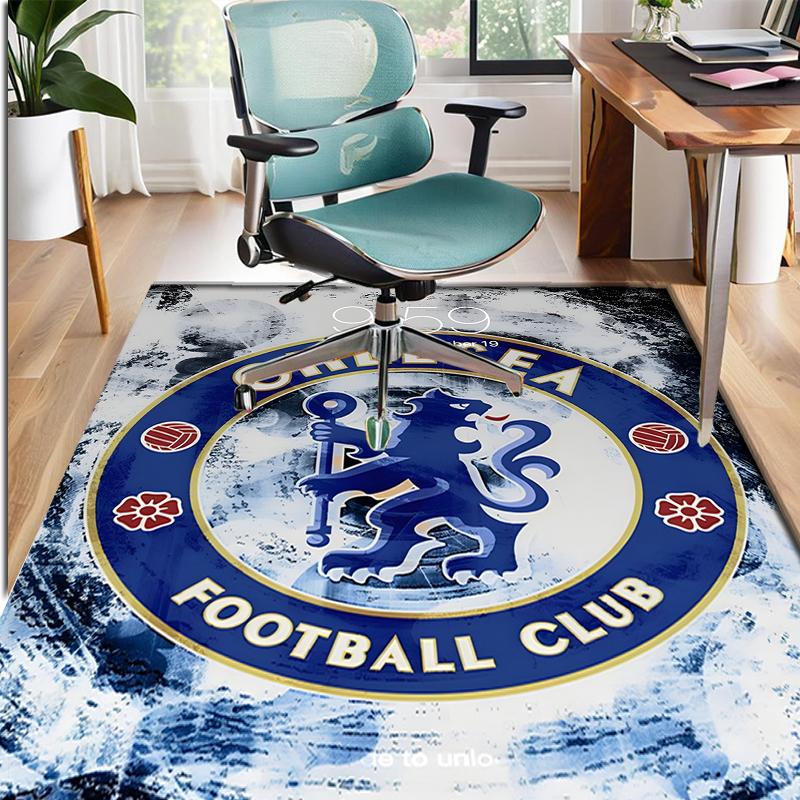 football club F.C Pattern Rug, Indoor/Outdoor Mat, for Picnic, Gameroom, Bedroom, Office, Living Room, Home Decor Carpet, Birthday Gift