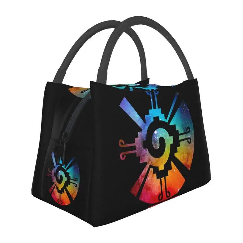 Изолированная сумка для обеда Hunab Ku Mayan Symbol для пикника на открытом воздухе, водонепроницаемая, охладитель, термобокс для обеда для женщин