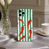 ins cute colorful F-Fruit Phone Case For iPhone 17,16,15,14,13,12,11 Plus,Pro Max,XS,Soft Silicone Black Cover