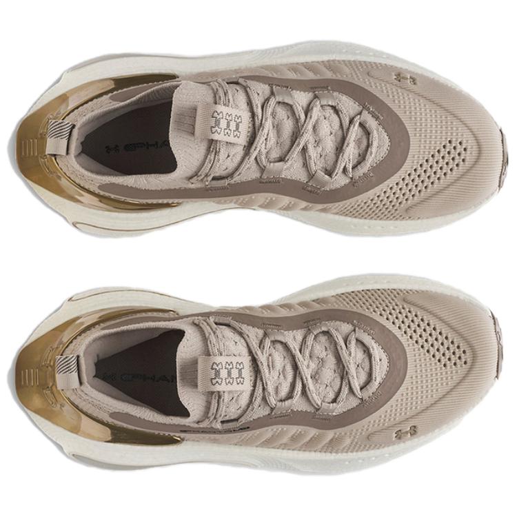 Under Armour Phantom 4 Удобные Универсальные Прочные Низкие Повседневные Кроссовки Женские кроссовки Светло-Коричневый 6007943-203