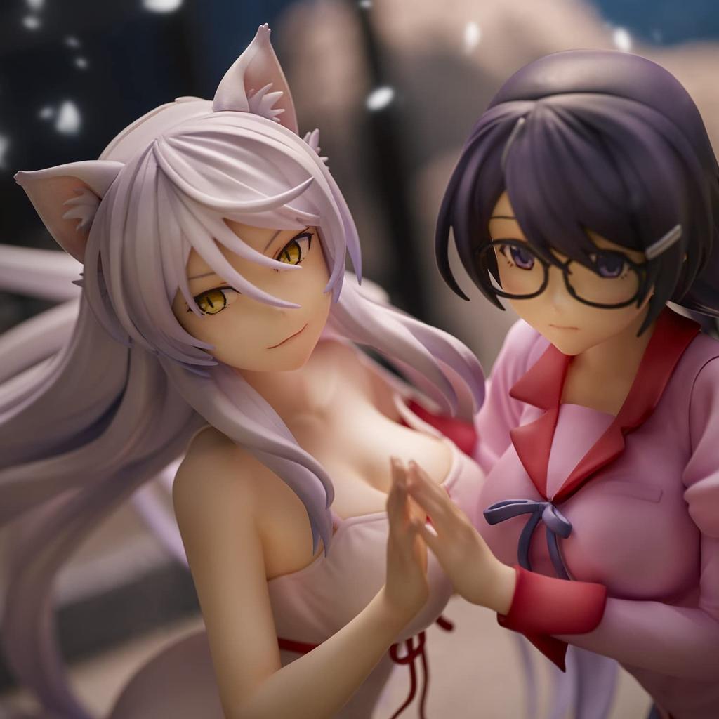 Union Creative Ханекава Цубаса набор ПВХ АБС окрашенная готовая фигурка "Nekomonogatari" 2-предметный (перепродажа) Немасштабируемый и