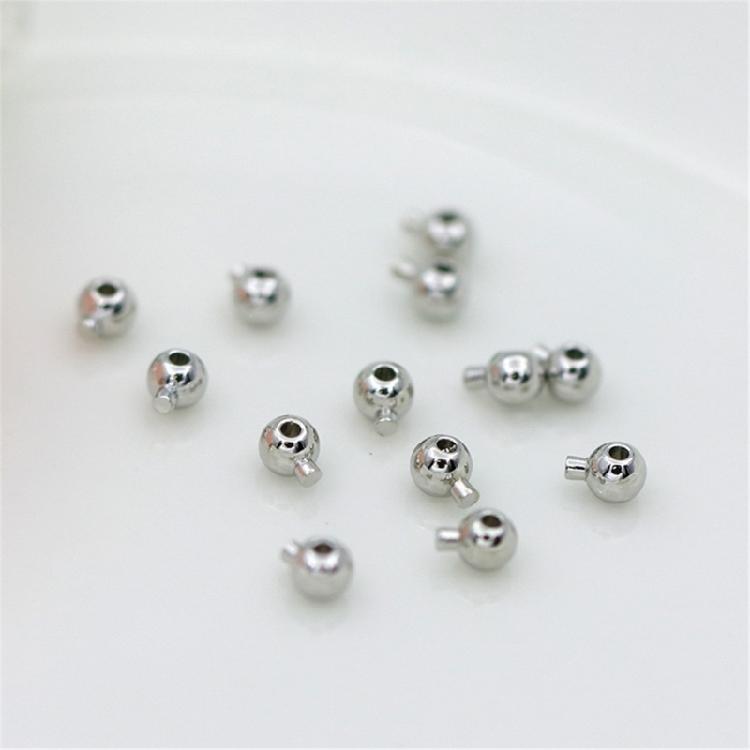 Набор из 20 шт. круглых застежек для браслетов, позиционирующие бусины для изготовления ювелирных изделий на заказ