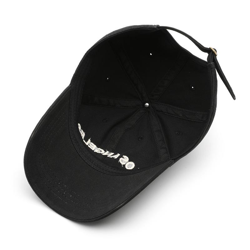 Street style letter embroidered baseball cap, outdoor men's sports sun hat
