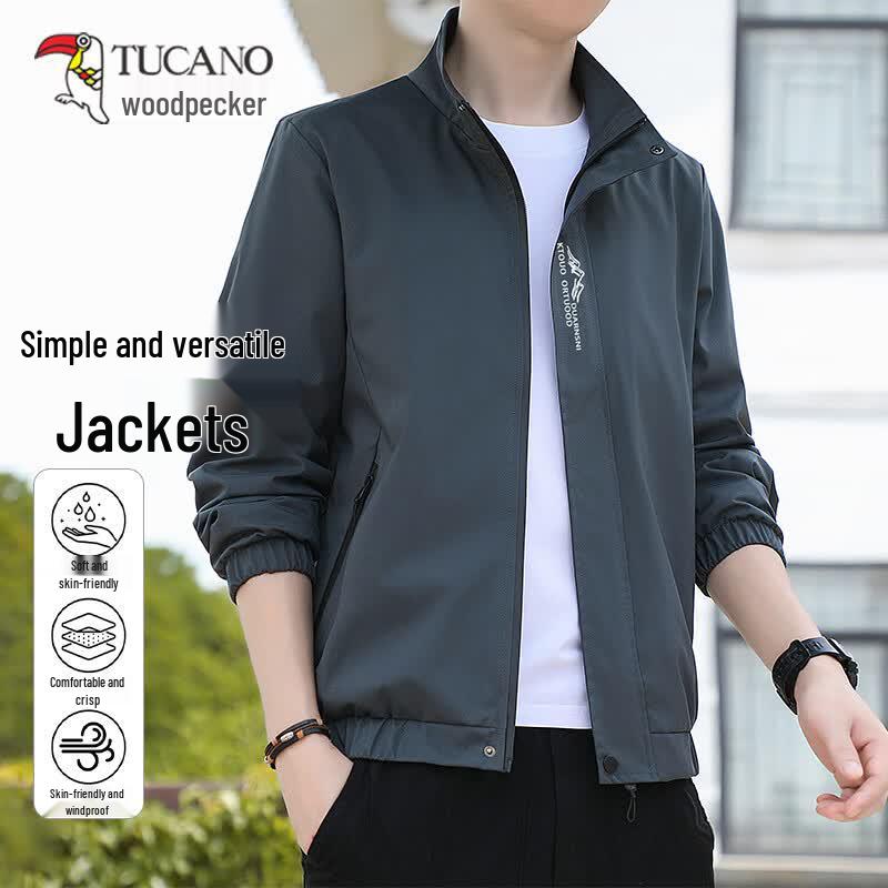 Tucano Мужская куртка в стиле business casual со стойкой