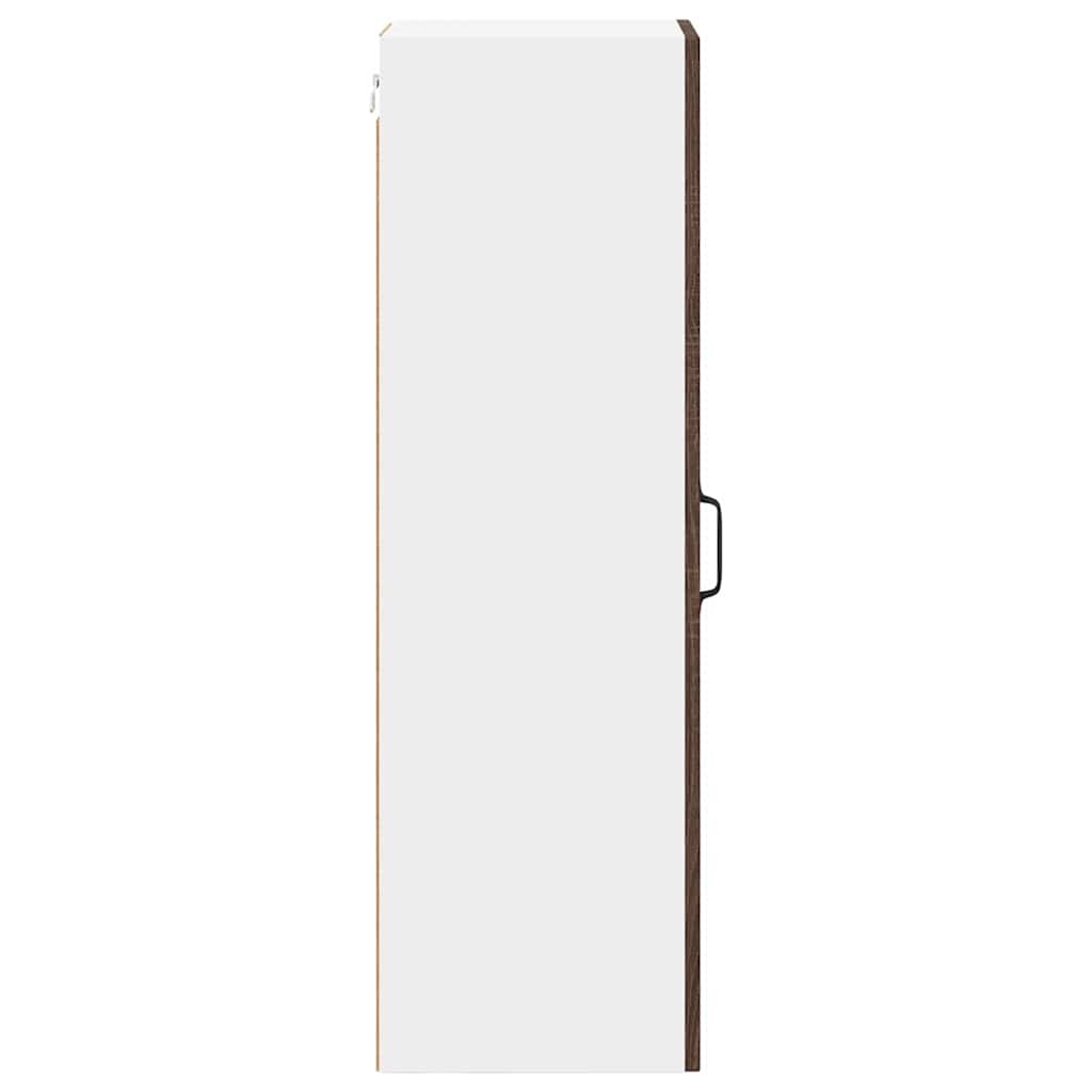 Wall Mounted Cabinet LUCCA Brown Oak 30 x 31 x 100 cm Particleboard