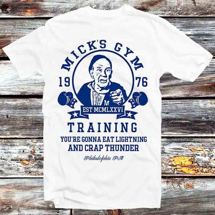 Micks Gym Боксерские перчатки Футболка из фильма Рокки B562