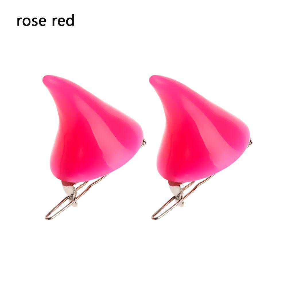 1 Pair Girls Women Hair Accessories Gothic Costume Pin Small Demon Hair Clips OX Horn Hairpins