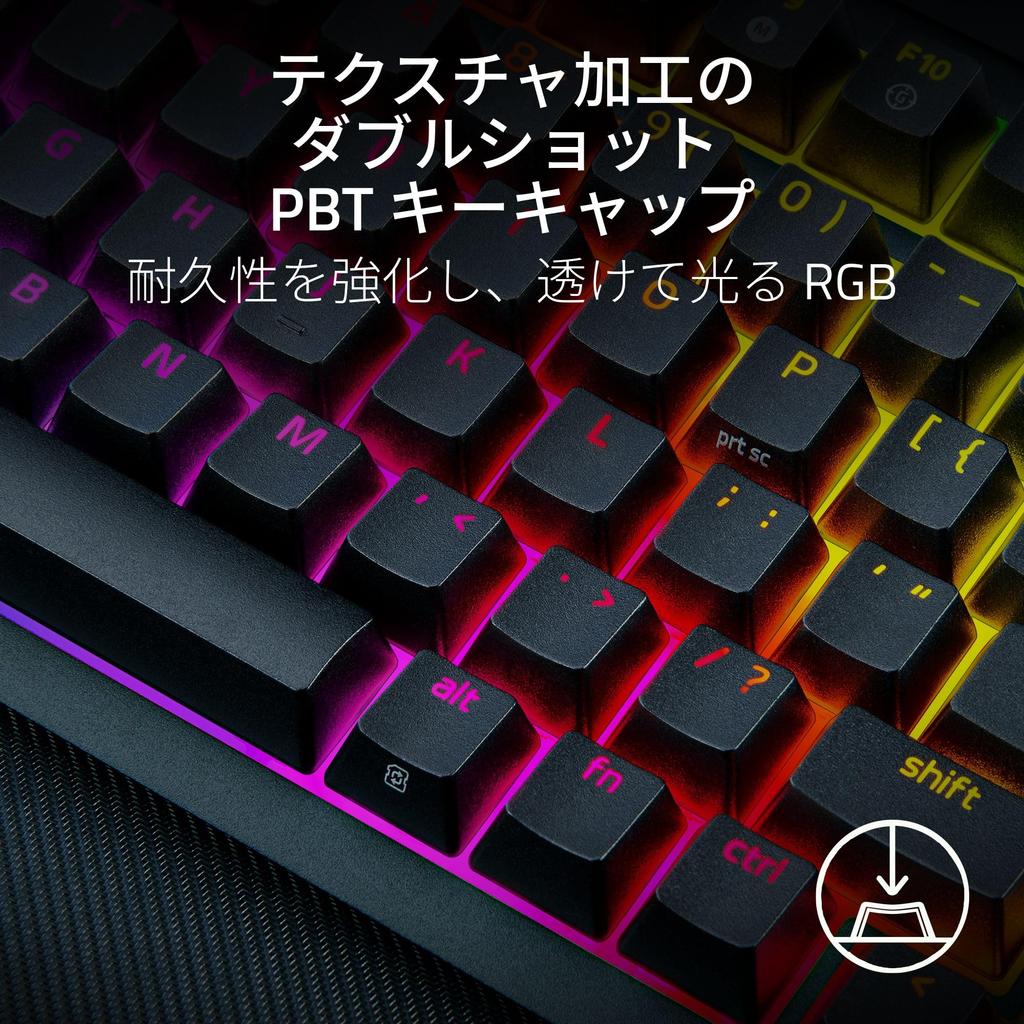 Razer BlackWidow V4 Pro HyperSpeed and HyperPolling 4K Hz Wireless Mechanical Orange Tactile Mechanical Command OLED RGB Underglow and Wrist English
