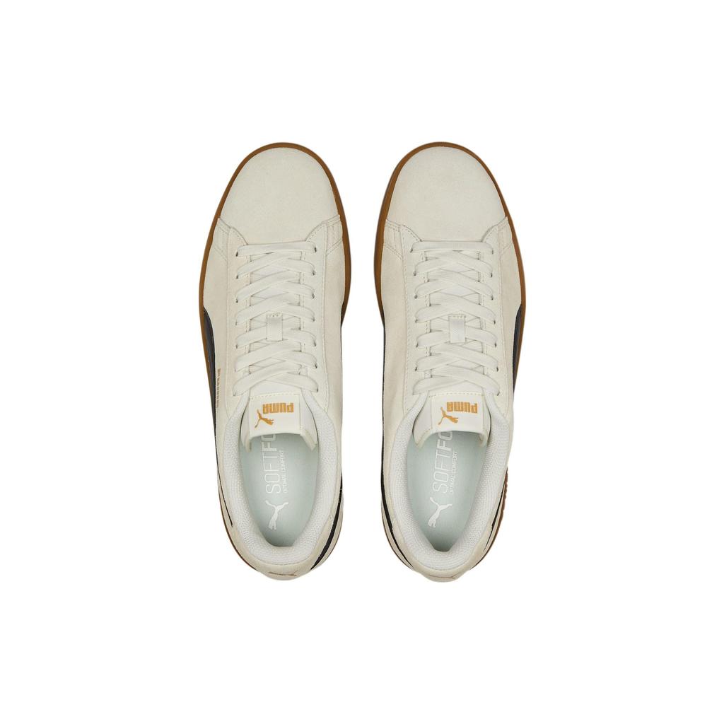 Puma Smash V2 Vaporous Grey Gum Unisex Sneakers Black Team-Gold 364989-72