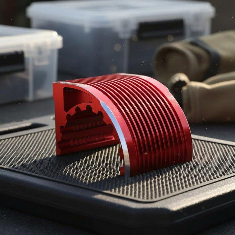 Electric Engine Cooling Heatsink High Ventilation Design 42mm Engine Heat Dissipator Snug-Fit