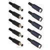 5 Pair (10Pcs) 2.1X5.5Mm Male Female Dc Power Plug Socket Jack Connector Pack