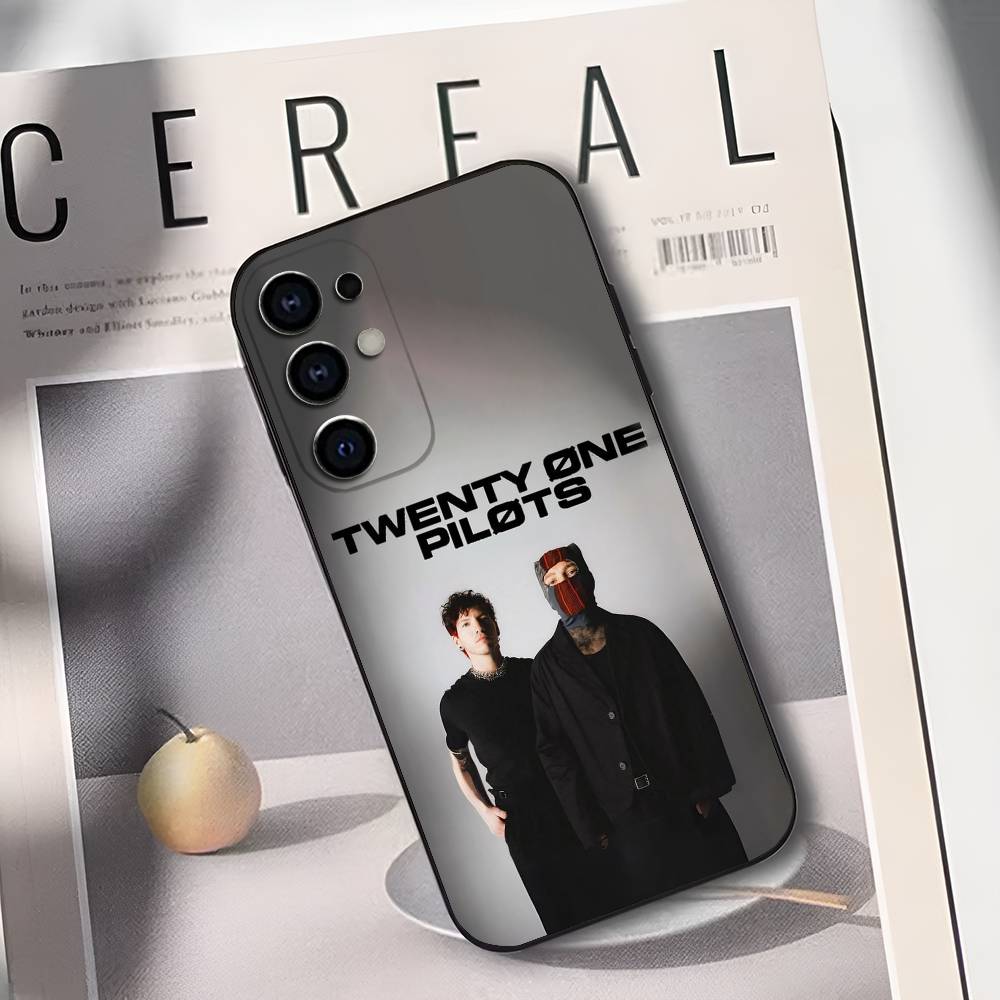 Band T-Twenty One P-PILOTS Phone Case For Samsung S25,S24,S21,S22,S23,S30,Ultra,S20,Plus,Soft Silicone Black Cover