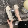 Fashion Designer Butterfly-knot Women Flat Shoes Fashion Shallow  Slip On Ladies Round Toe Shoes Soft Sole Dress Ballet Shoes