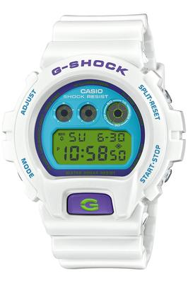 Часы Casio, CRAZY COLORS 2024, DW-6900RCS-7JF, Мужские, Белые, Оригинальный японский продукт