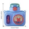 Leak-Proof Straw Water Cup Sealed Design Water Bottle Creative Cartoon Camera Cup  Picnic