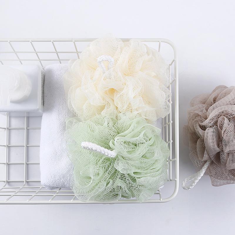 Большой 50 г однотонный шарик для ванны – пенящийся скраб для спины