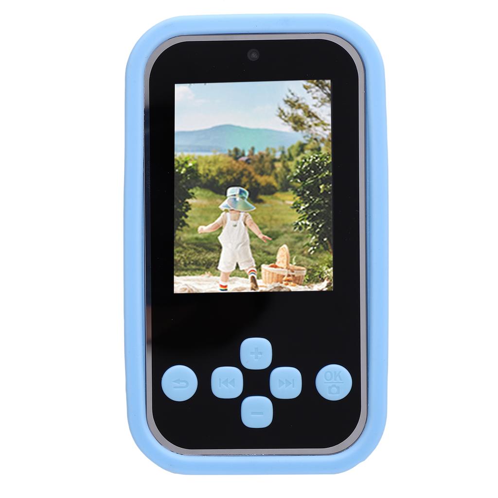 1080P HD Camera for Toddler 2.4 Inch Screen Autofocus Cute Cartoon MP3 Video Selfie Camera for Xmas Birthday Gifts