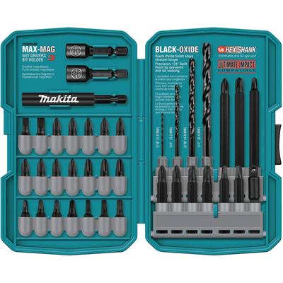 Набор бит для ударной дрели-шуруповерта Makita, американская спецификация, 38 шт., [Б/У]