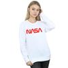 NASA Womens/Ladies Modern Logo Heather Sweatshirt