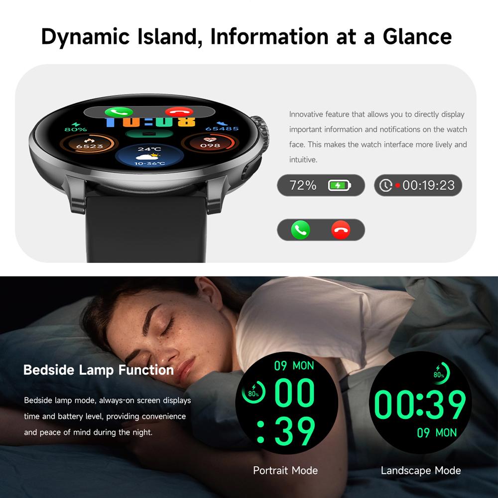 Новые Ультратонкие Модные Женские Умные Часы 1,43-дюймовый AMOLED HD Экран Мониторинг Сердечного Ритма Женского Здоровья BT Звонки Умные Часы