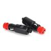 Car Cigarette Lighter Plug 12V-24V 8A European-style Unlit Male Plug Solderless High-Power Cigarette Lighter Universal Car Parts