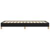 Bed Frame without Mattress Black 80 x 200 cm Fabric
