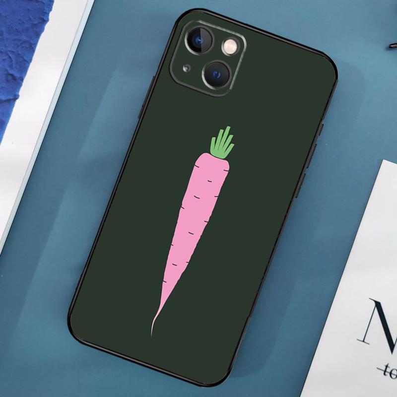 Чехол с изображением моркови и овощей для iPhone 15 11 12 13 14 Pro Max 12 13 Mini X XS Max XR 7 8 Plus SE 2020 Cover Coque