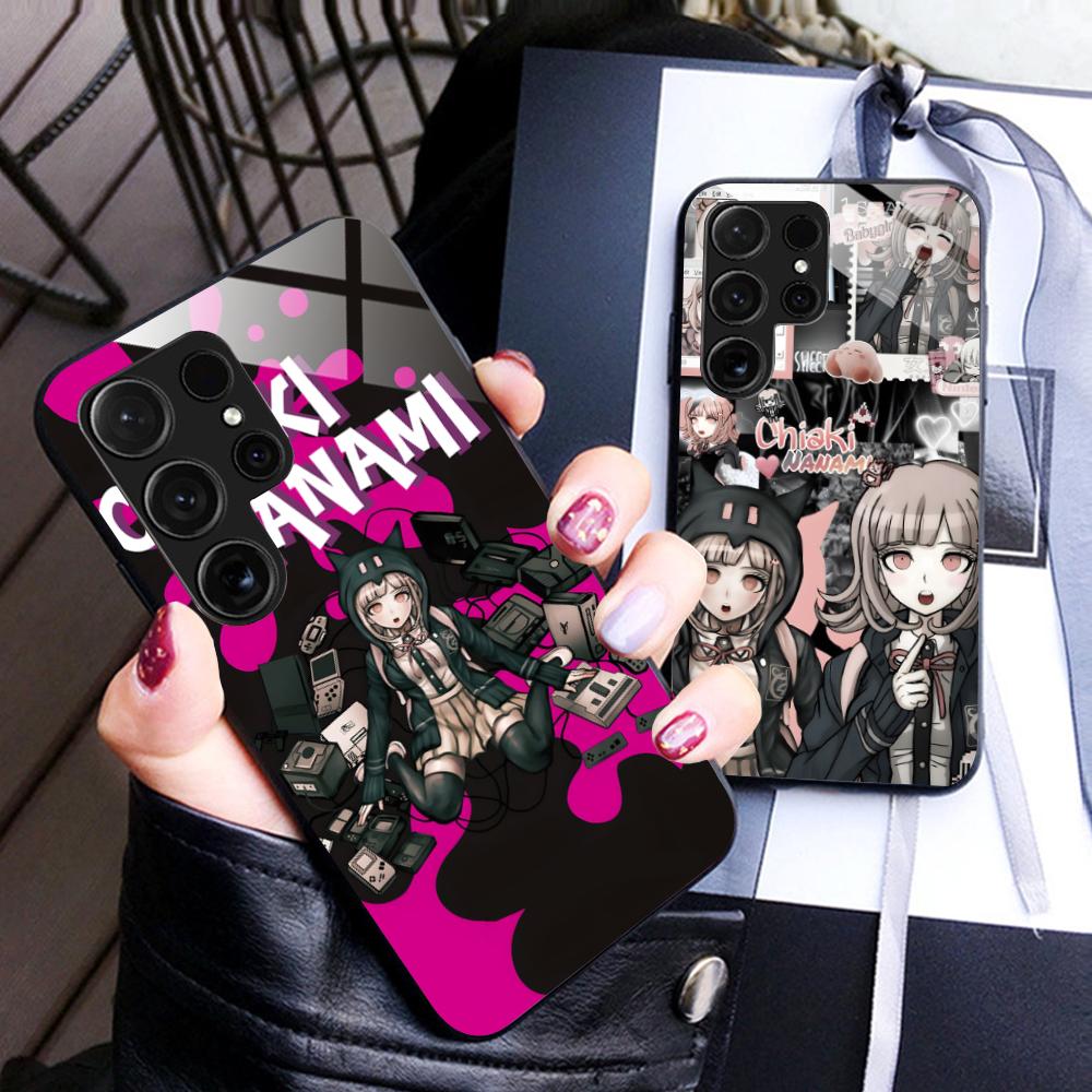 Чехол для телефона Danganronpa Чиаки Нанами для Samsung Galaxy S26 S25 S24 S23 S22 S21 S20 Note20 Plus FE Ultra Стеклянная защитная крышка