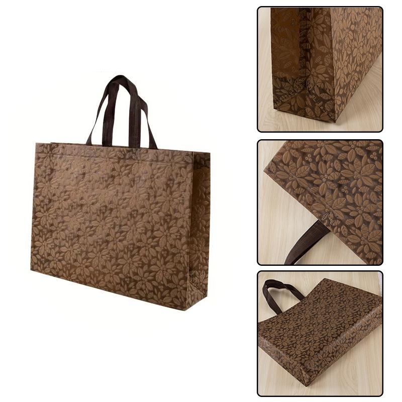 Шесть подарочных пакетов, новый стиль, сумка для одежды, тисненая упаковочная сумка, подарочная сумка для покупок, коммерческая нетканая сумка