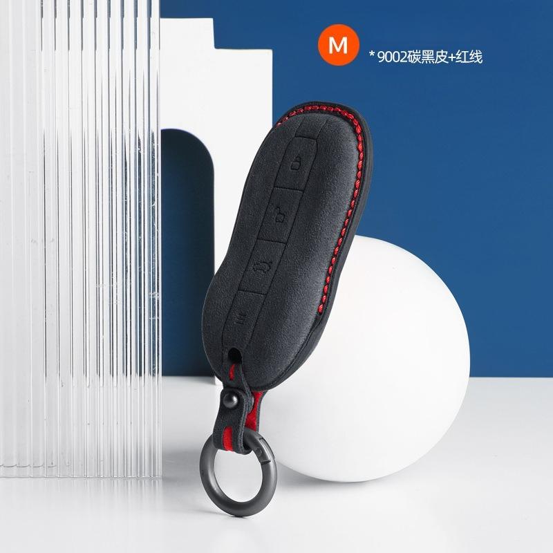 For Xiaomi SU7 3D Key Case Suede Key Bag Remote Protection Cover Buckle