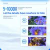 Цифровой микроскоп 1000X 5-дюймовый IPS-экран 1080P HD Ручной USB-электронный микроскоп 8 светодиодных огней Инструмент для осмотра Подключение к ПК