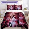 3pcs Custom Name Epic Fantasy Printed Bedding Set Duvet Cover Closure Includes 1 Duvet Cover & 2 Pillowcases, Soft and Comfortable for All Seasons.