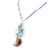 [H3584] — Дизайнерское длинное колье «Liberty» сине-коричневого цвета