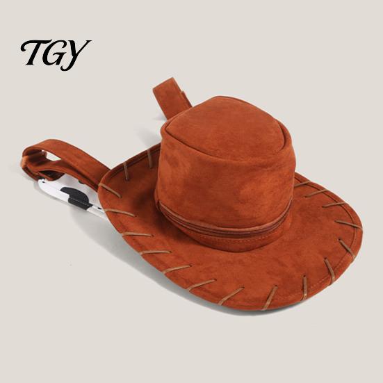 Practical Weekend Adventure Pack Cowgirl Hat Backpack for Women, Western Style Backpack, Cowboy Novelty Outfit Accessory Shape Daypack Country