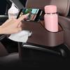 Car Seat Back Organizer With Cup Holder,tissue Box, And Cell Phone Holders Car Headrest Rear Seat Multifunctional Storage Box