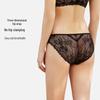 Audifen Women's Lace Mid-Waist Panties